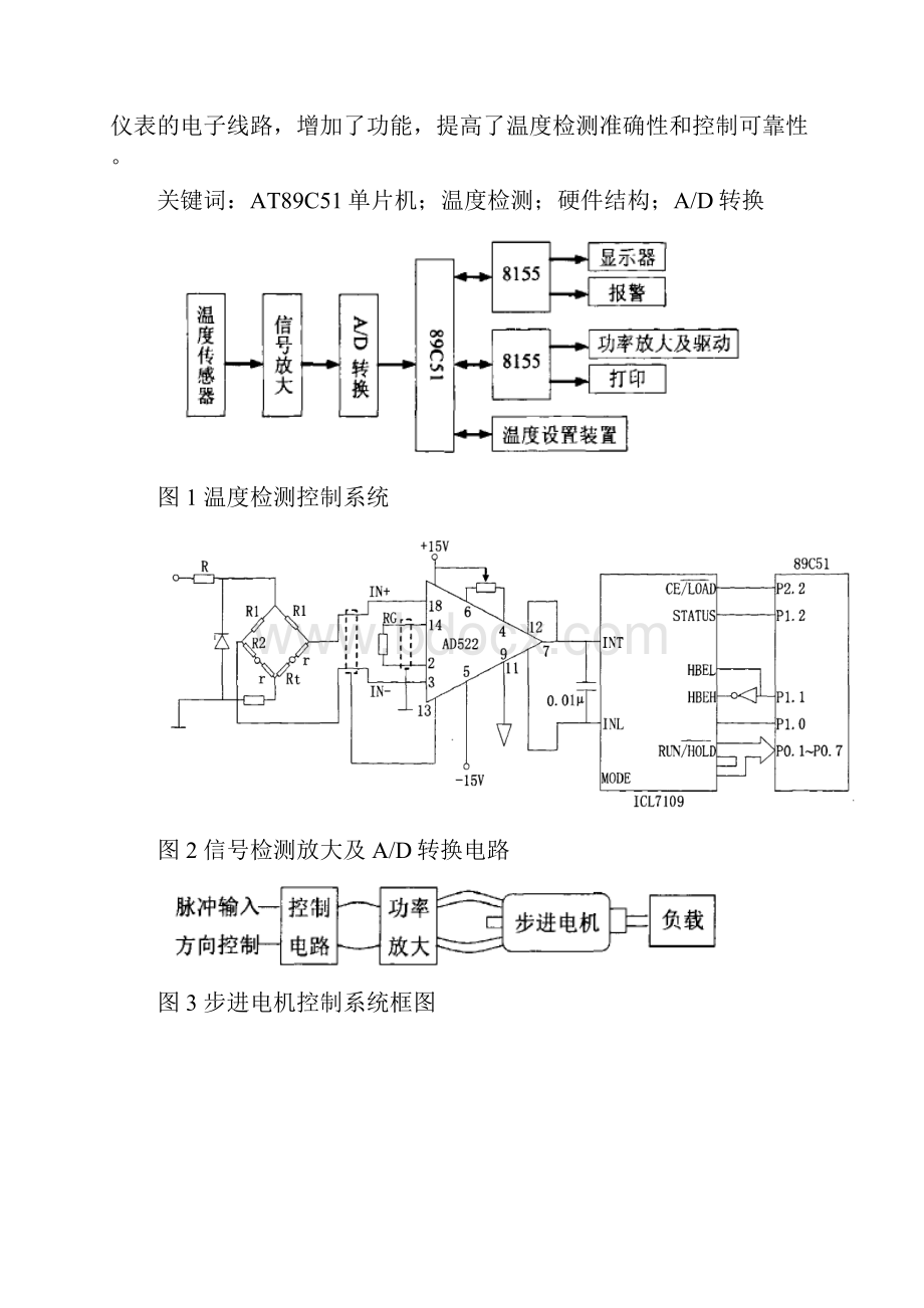 基于AT89C51单片机的温度自动监控系统.docx_第3页