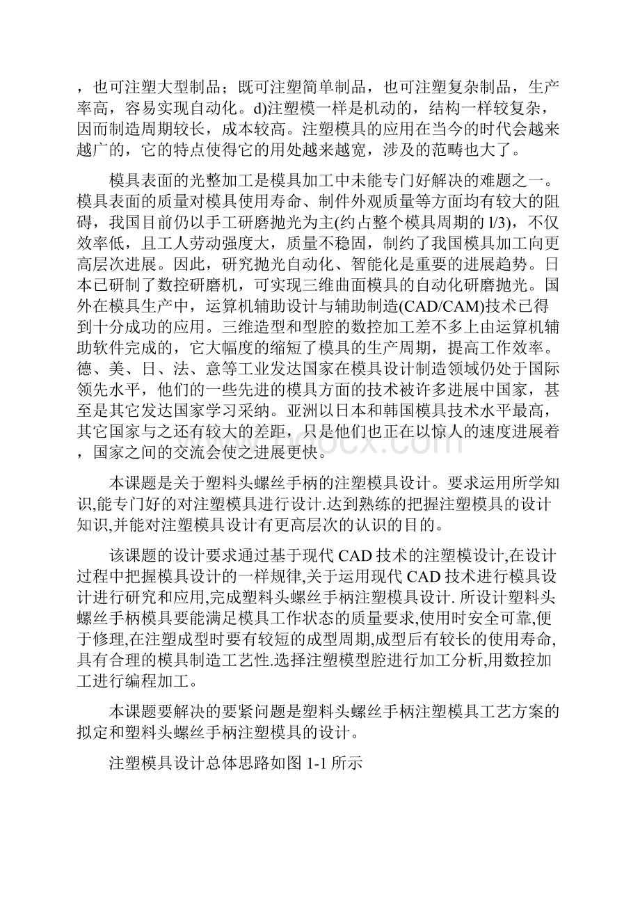 注塑模具毕业设计说明书.docx_第2页