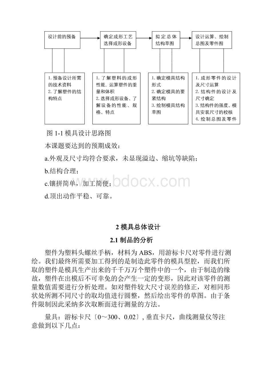 注塑模具毕业设计说明书Word文档下载推荐.docx_第3页