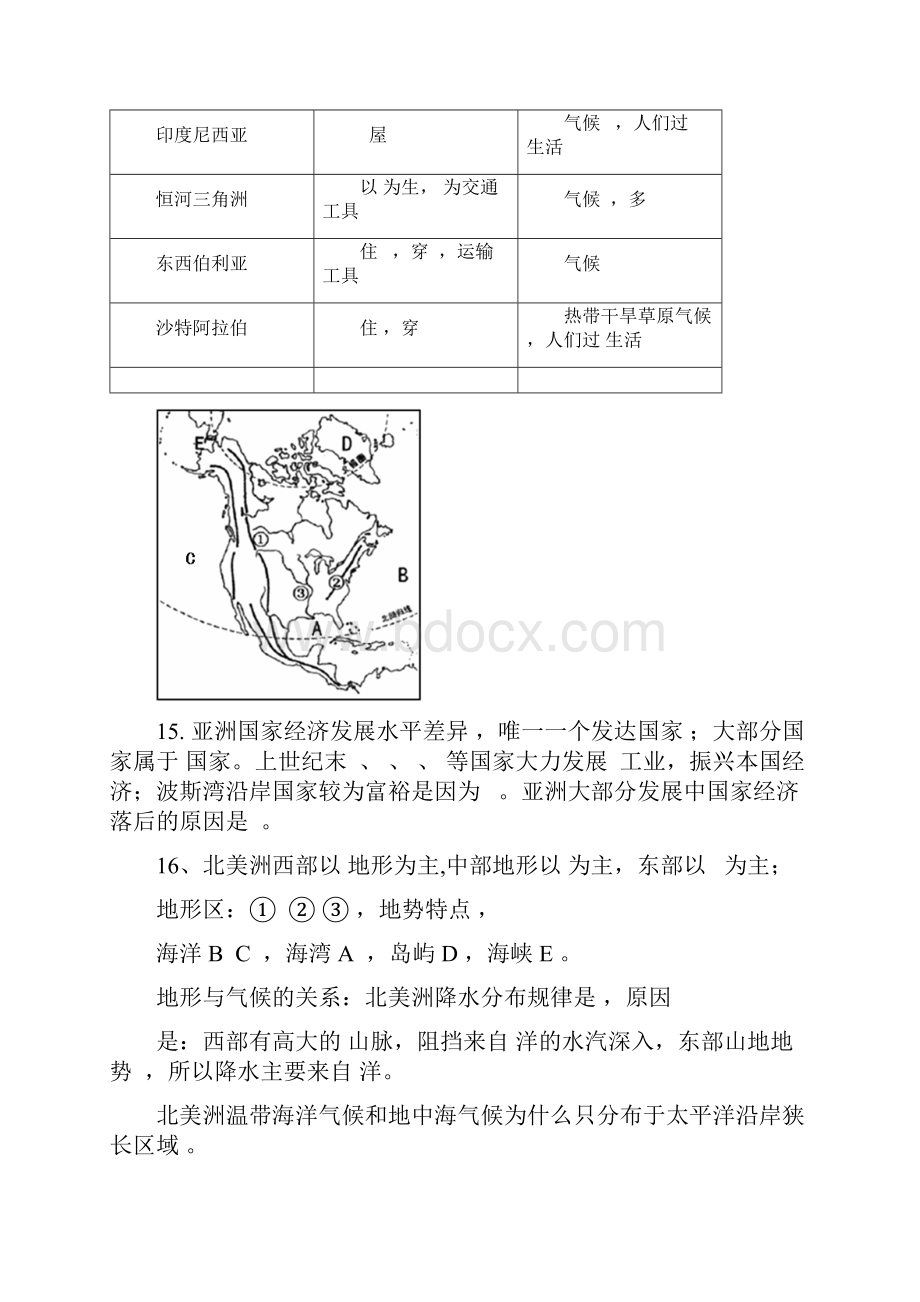 六年级下册地理知识点复习进程.docx_第3页