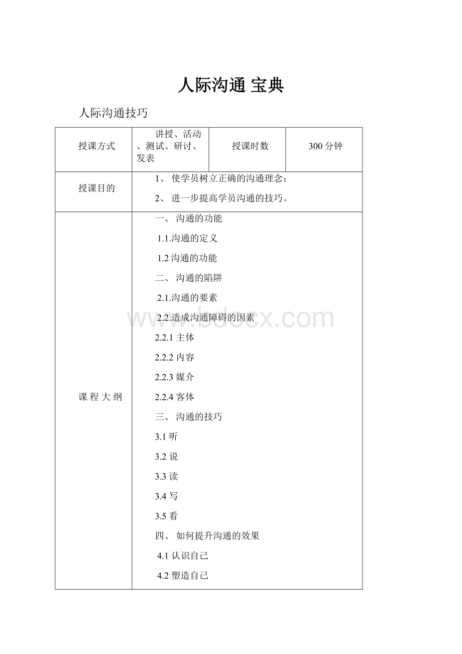 人际沟通 宝典.docx_第1页