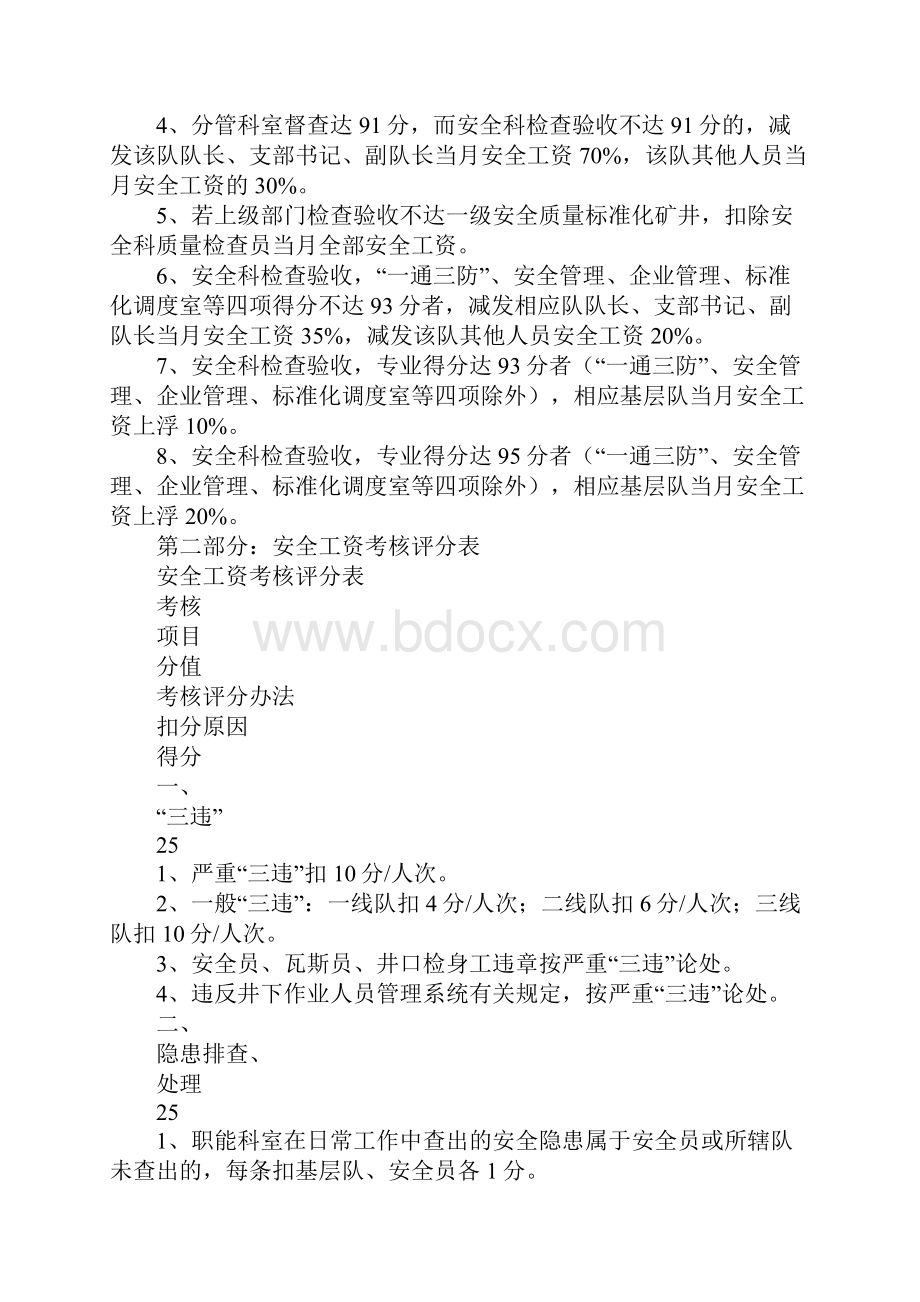 煤矿安全考核方案新版.docx_第3页