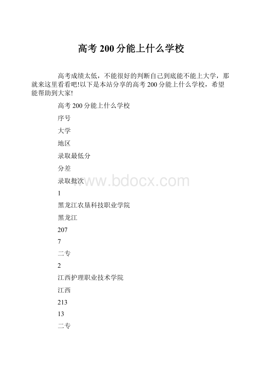 高考200分能上什么学校.docx_第1页