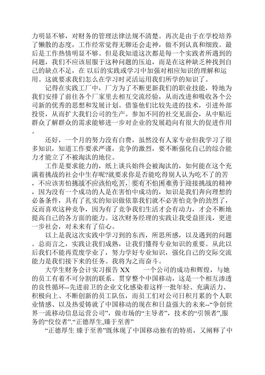 大学生财务会计实习报告XX文档格式.docx_第2页