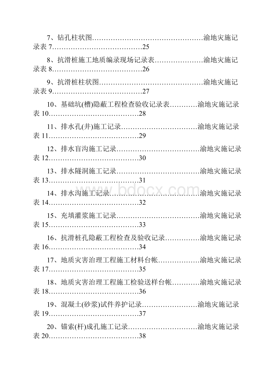 地质灾害工程施工用表Word格式.docx_第3页