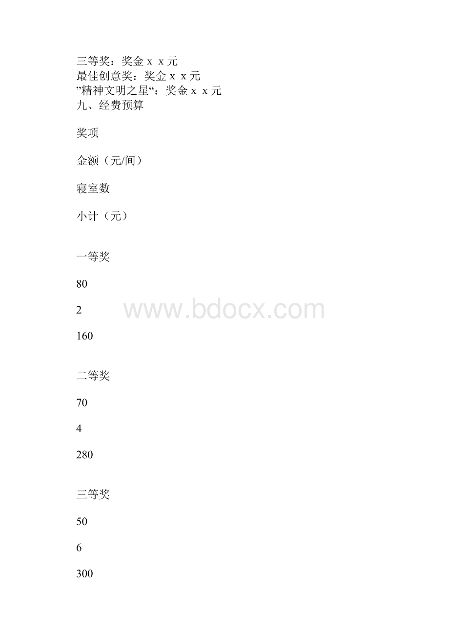 寝室文化节活动策划书.docx_第3页