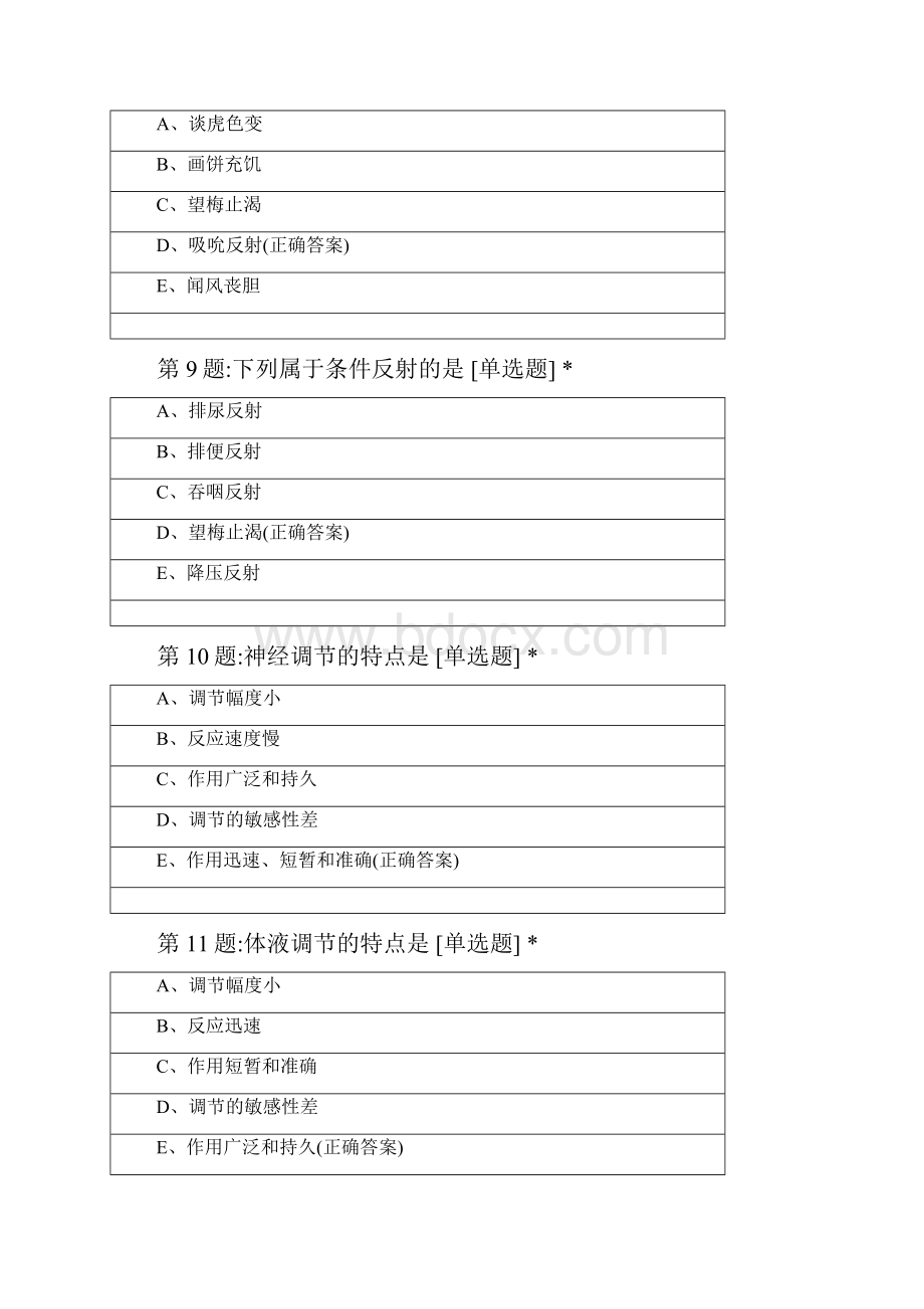 生理学题库试题及答案.docx_第2页