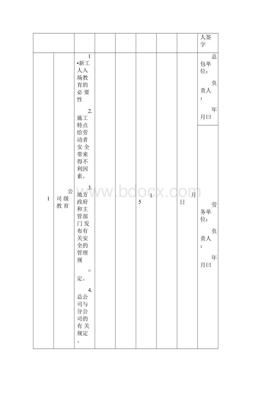 三级安全教育档案Word文档格式.docx_第2页