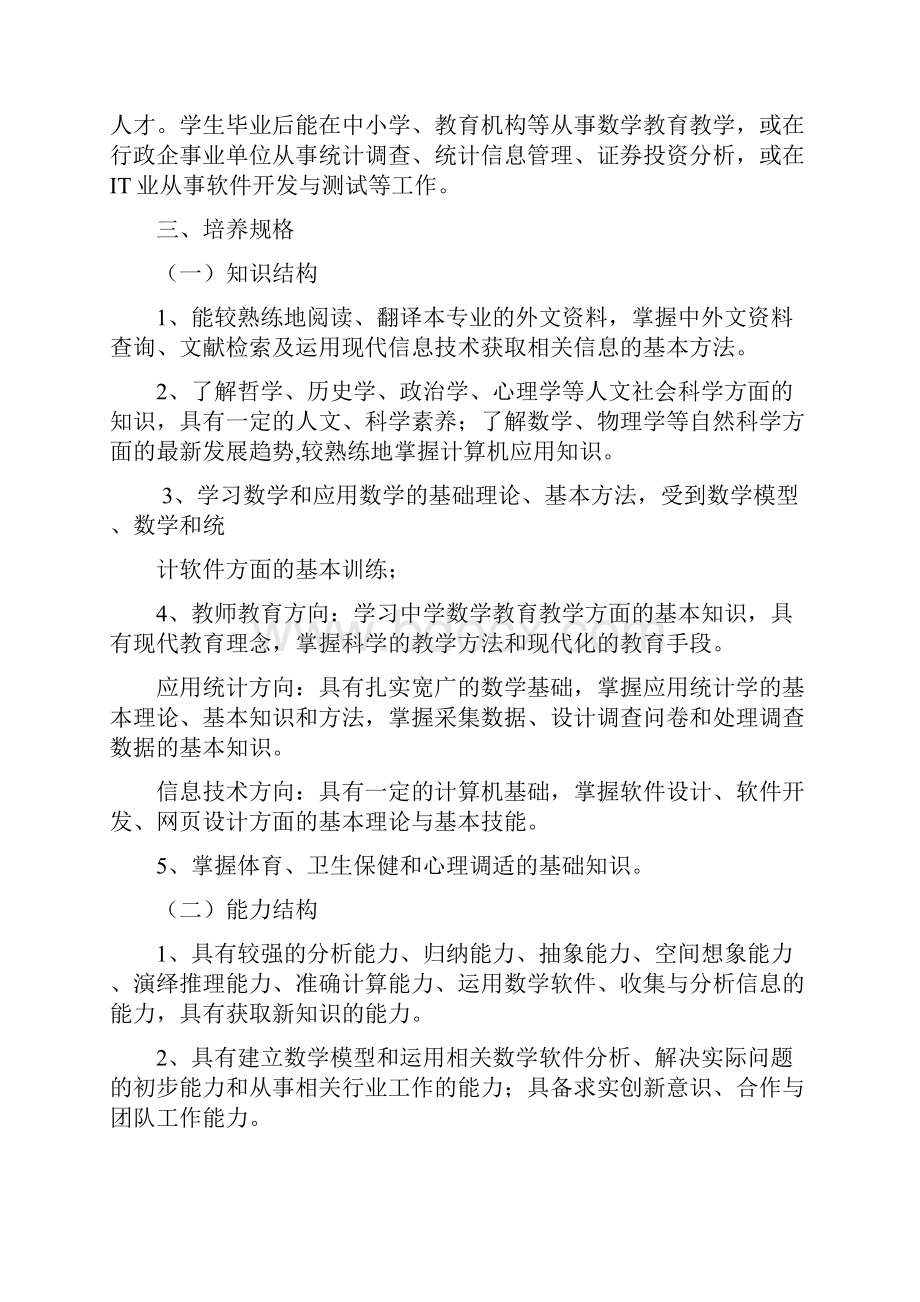 版数学专业人才培养方案修订版7.docx_第2页