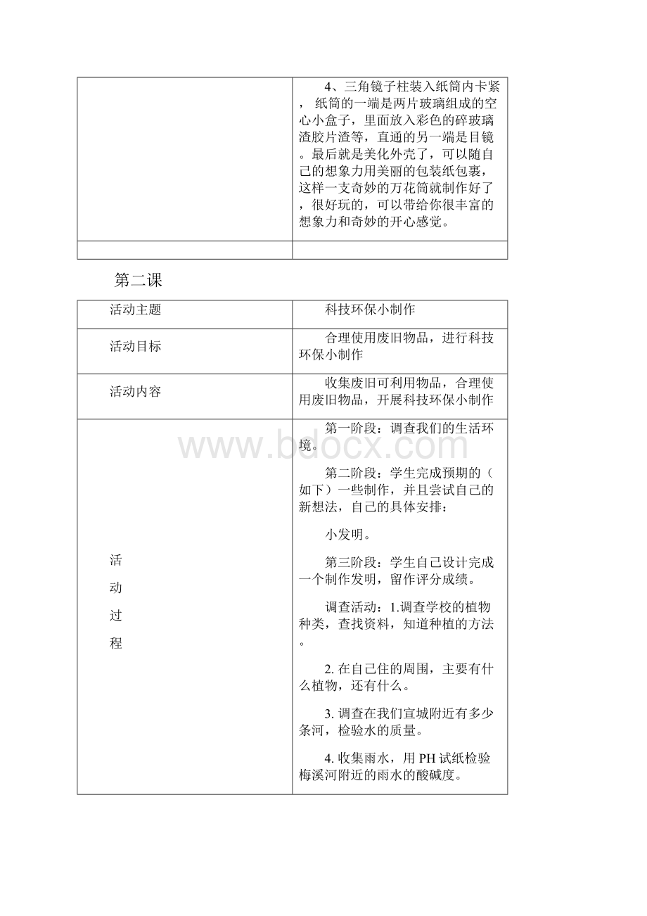 科技创新社团活动教案及记录Word文档格式.docx_第2页