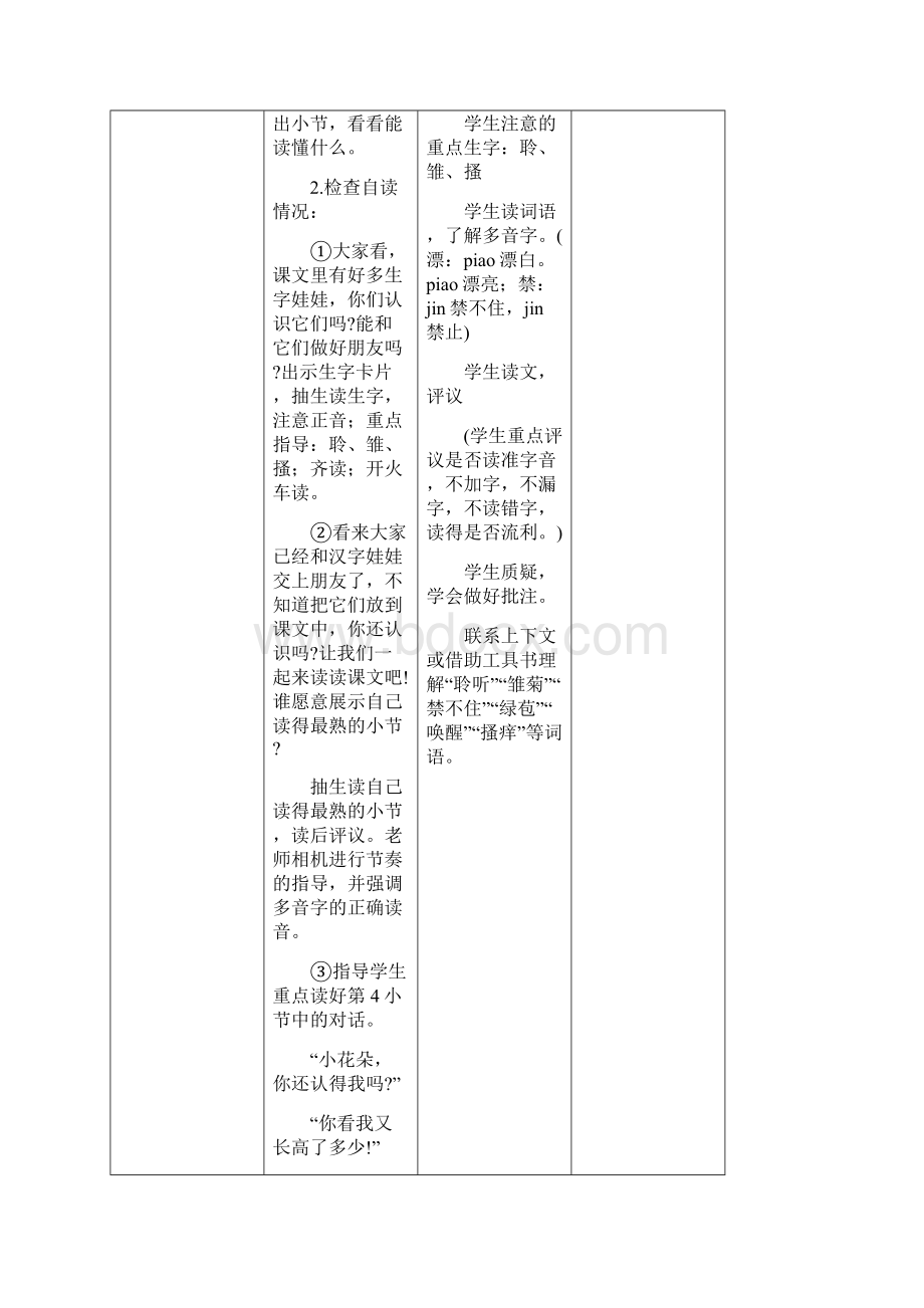 完整打印版西师大版语文小学三年级下册整册教案集.docx_第3页