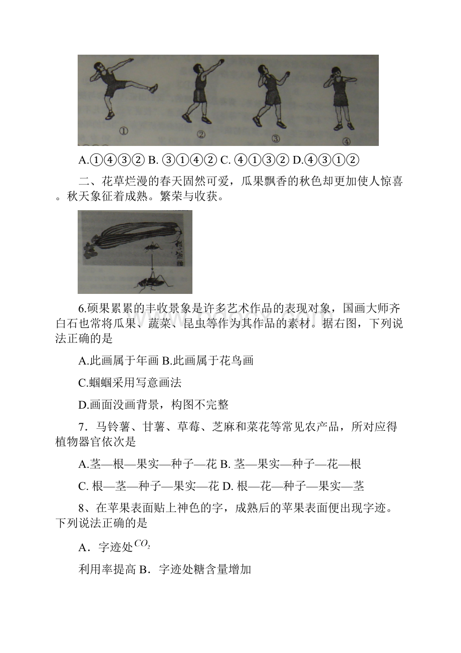 09年基本能力高考试题及答案.docx_第3页