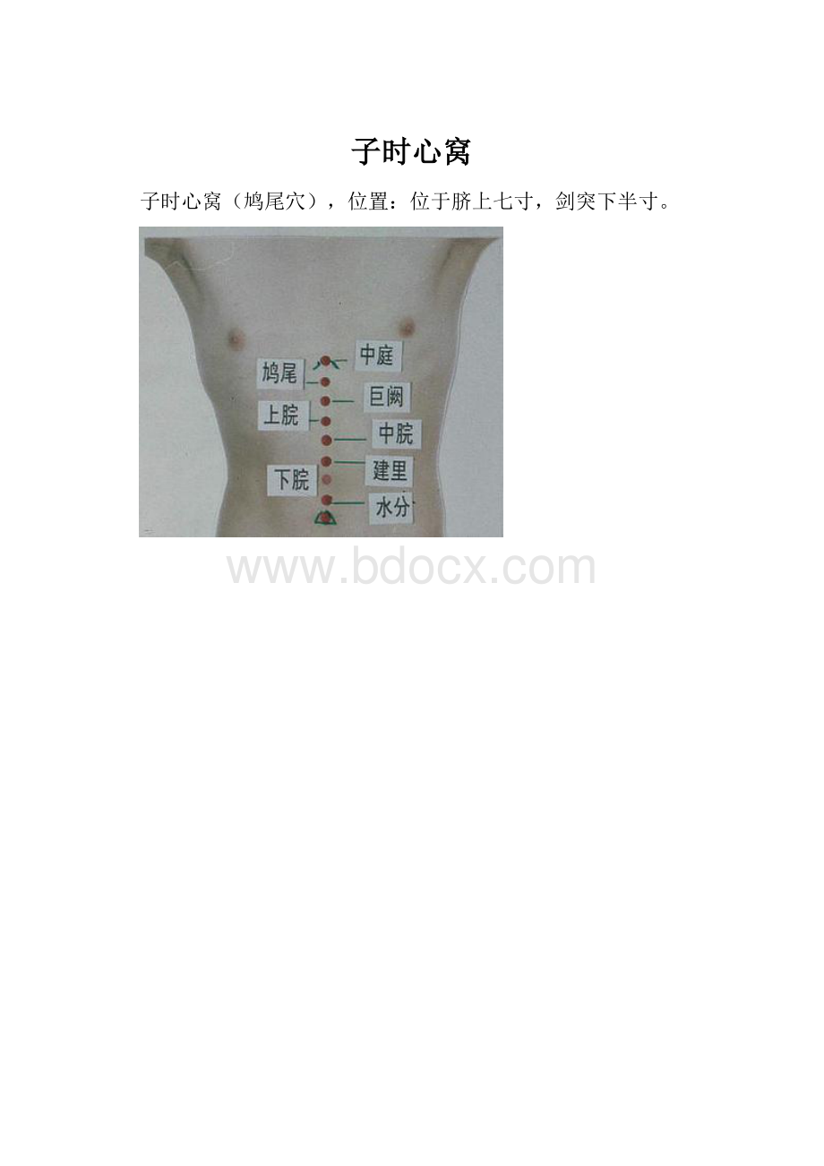 子时心窝文档格式.docx_第1页