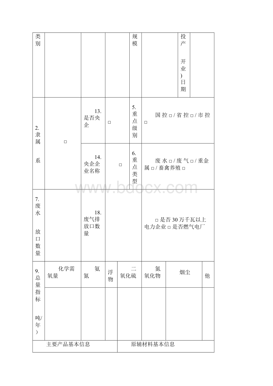 排放污染物基本信息申报表试行要点.docx_第3页