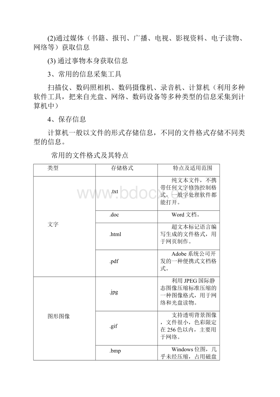 初中信息技术会考复习知识点汇总.docx_第3页