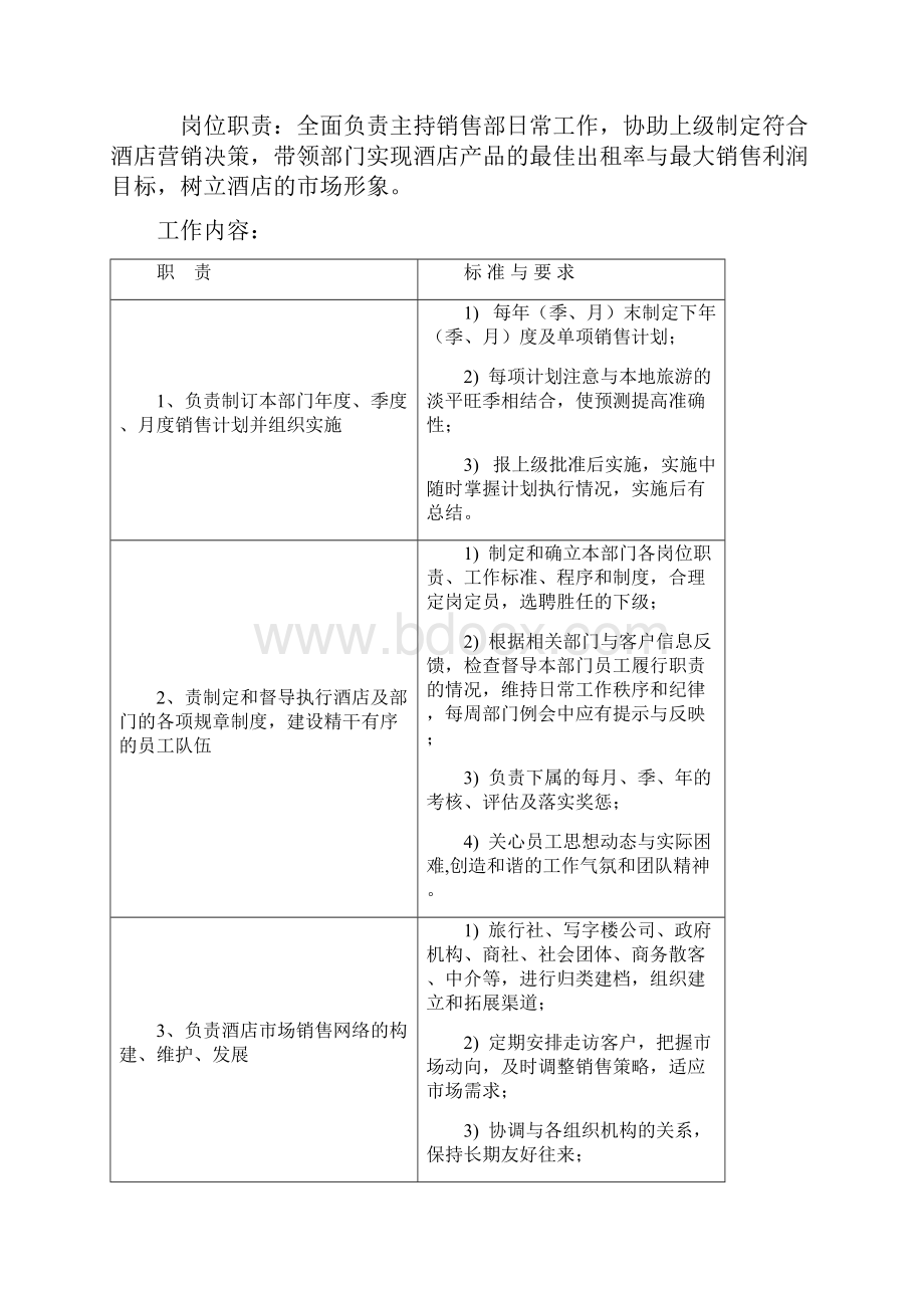 酒店市场销售部概述培训工作手册汇编.docx_第3页