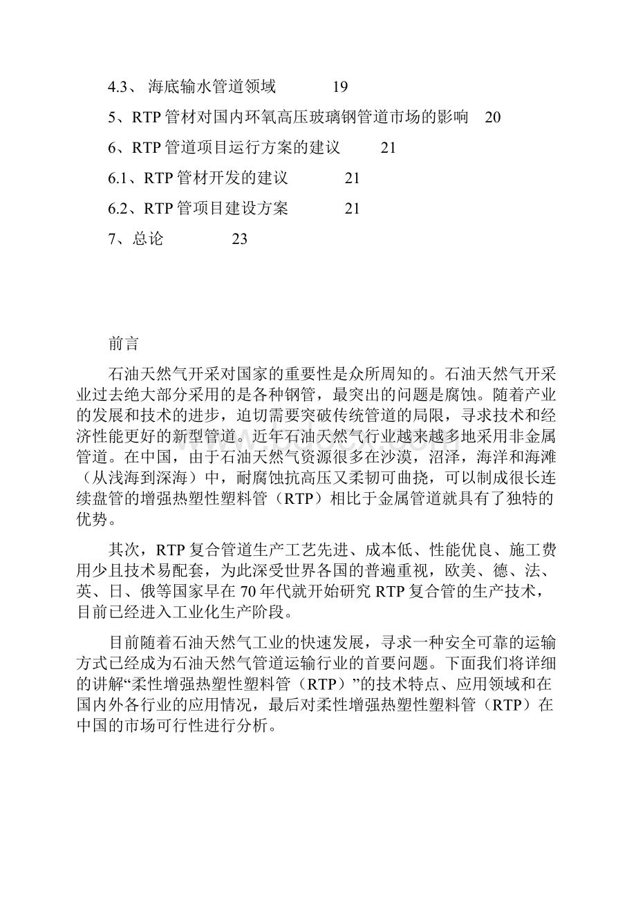 柔性增强热塑性塑料管RTP项目可行性分析报告.docx_第3页