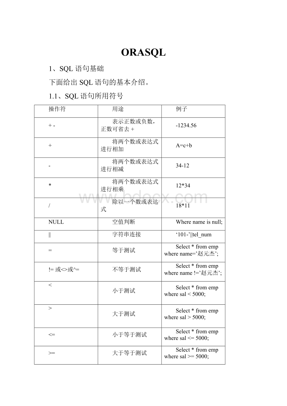 ORASQL.docx_第1页