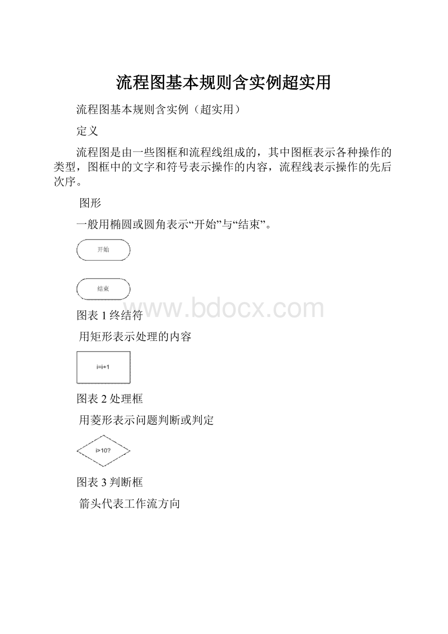 流程图基本规则含实例超实用.docx