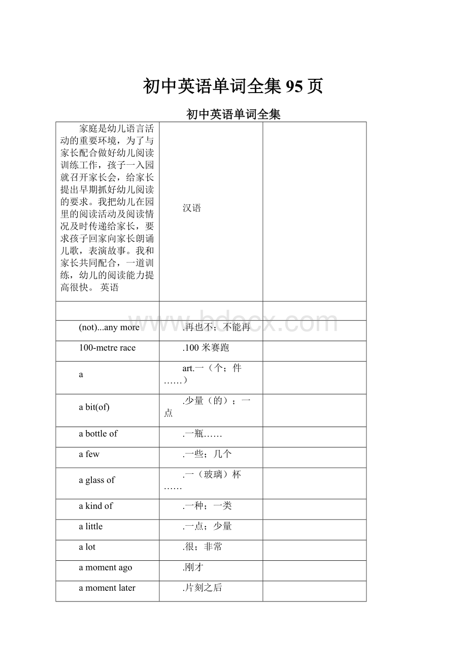 初中英语单词全集95页.docx_第1页