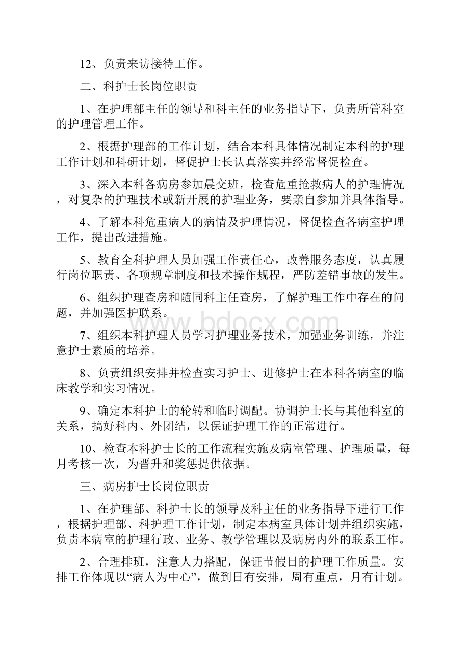 各护理岗位职责与标准.docx_第2页