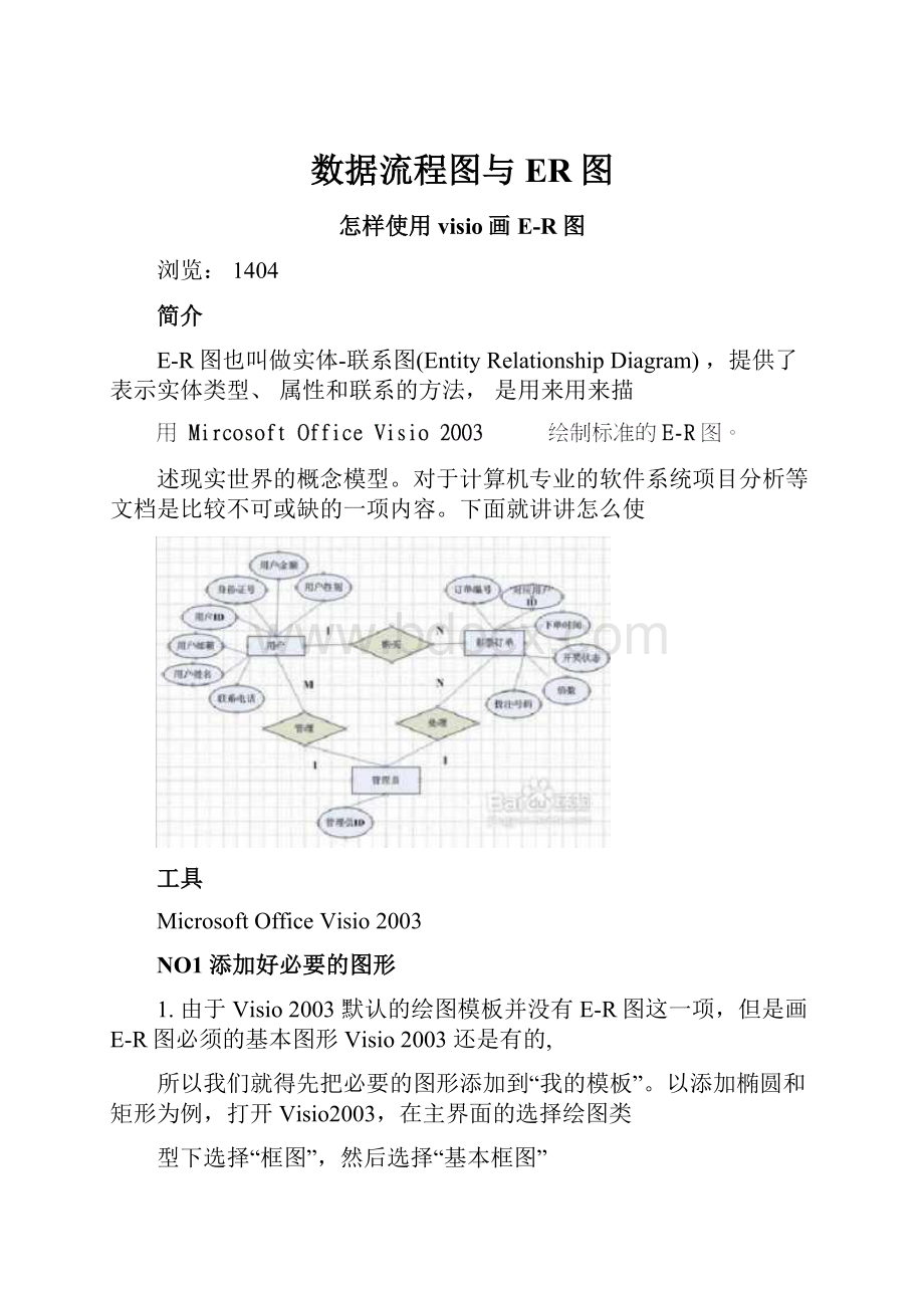 数据流程图与ER图文档格式.docx