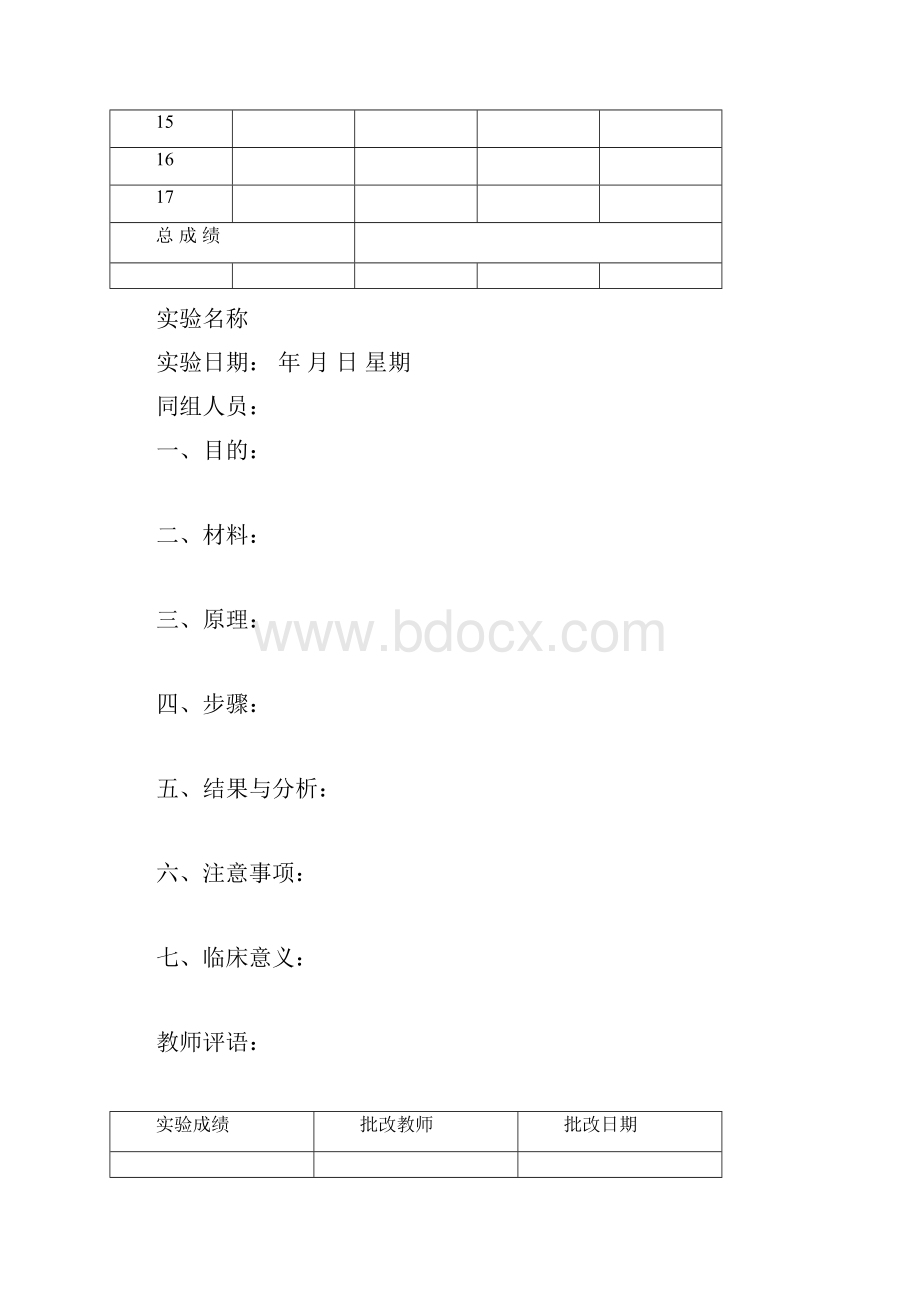 实验报告模板5卫生微生物预防Word格式.docx_第2页