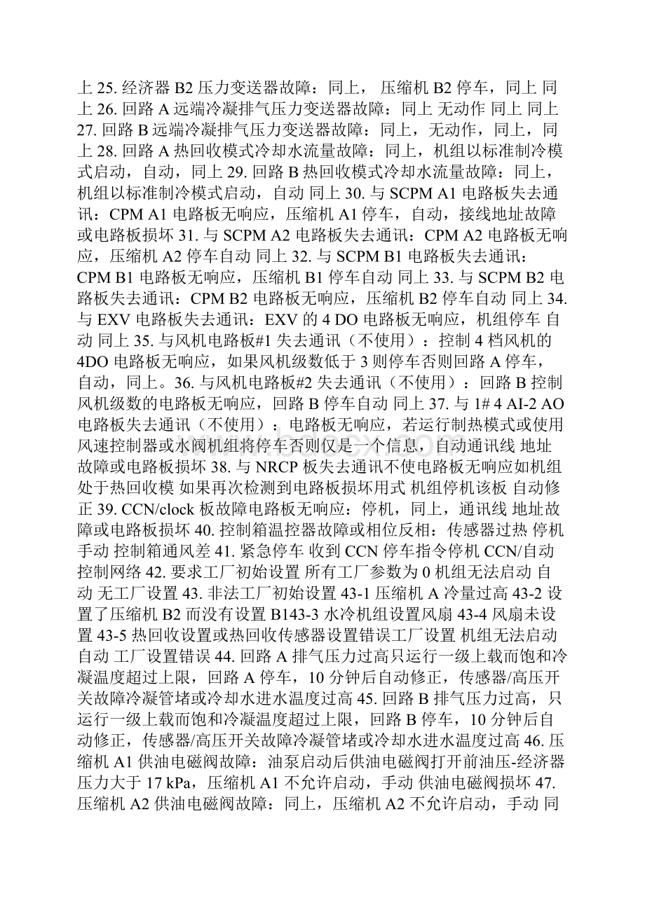 开利HC机组报警代码.docx_第2页