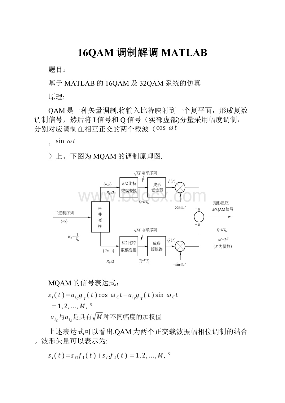 16QAM调制解调MATLABWord文档下载推荐.docx