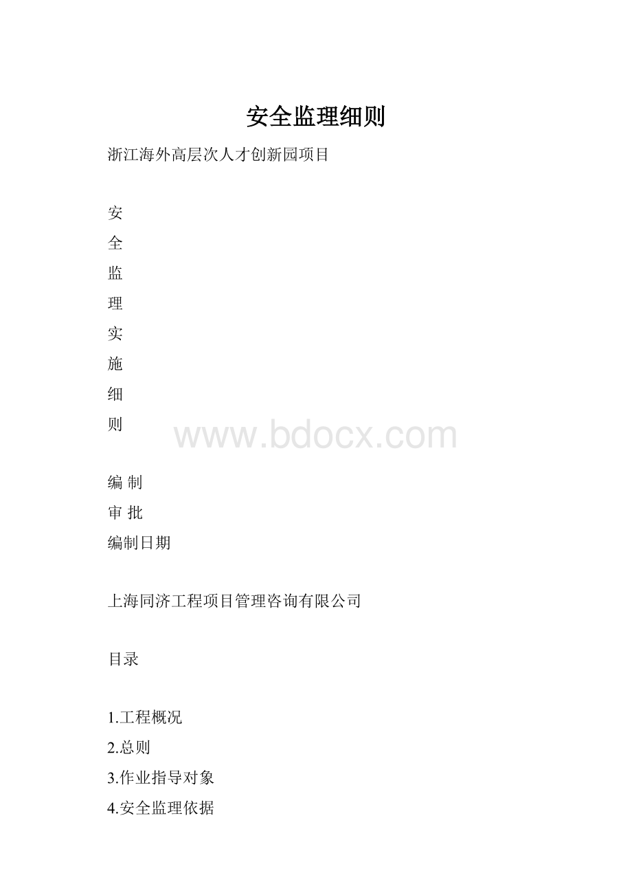 安全监理细则.docx