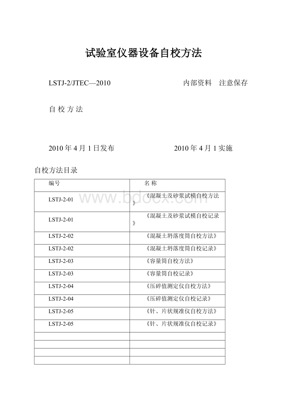 试验室仪器设备自校方法Word文档格式.docx