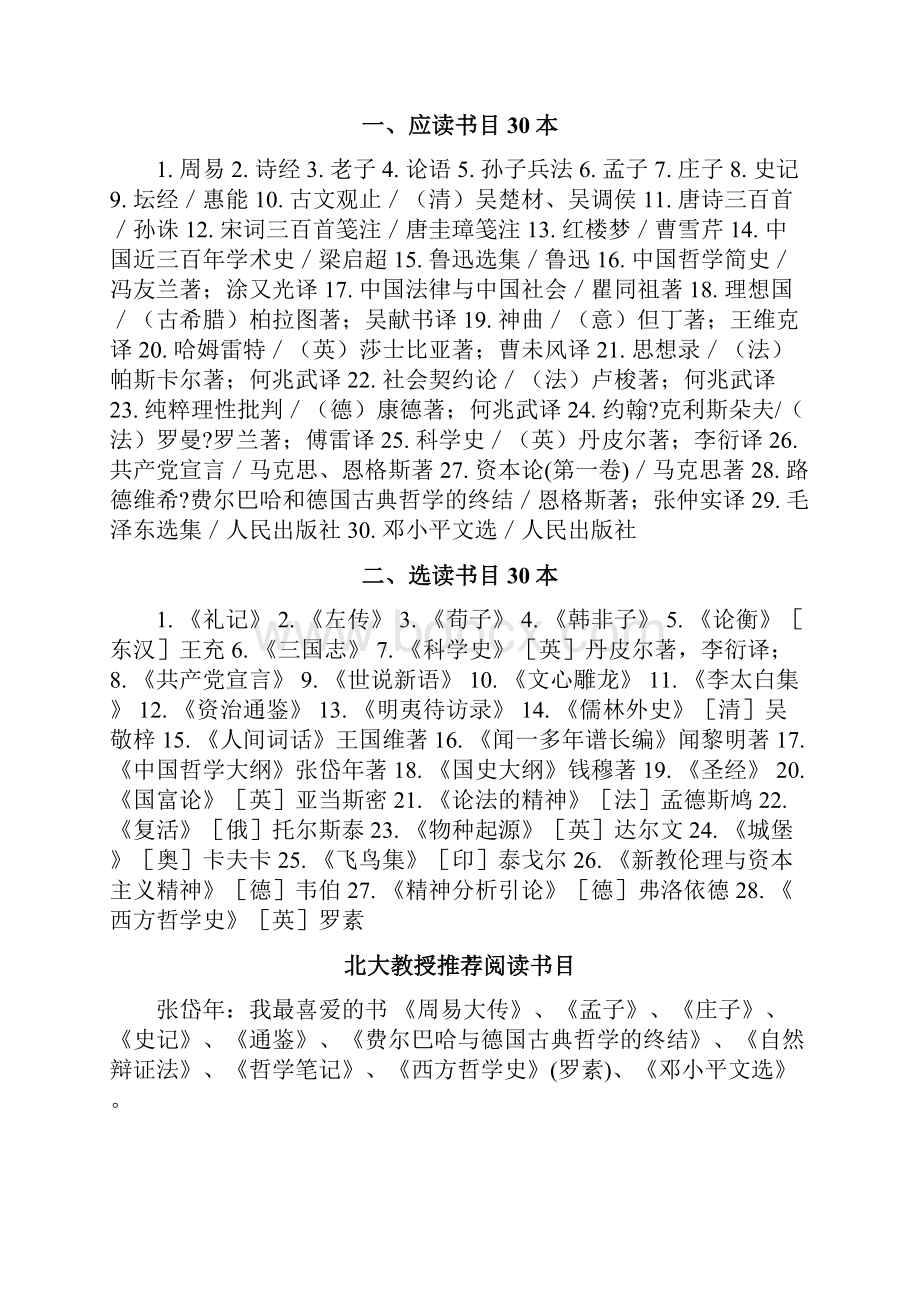 北大复旦南京推荐的书Word格式文档下载.docx_第2页