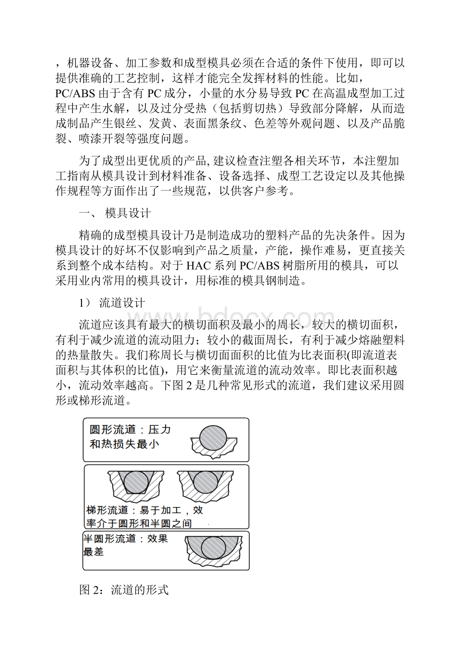 PCABS的注塑加工指南Word文档下载推荐.docx_第2页