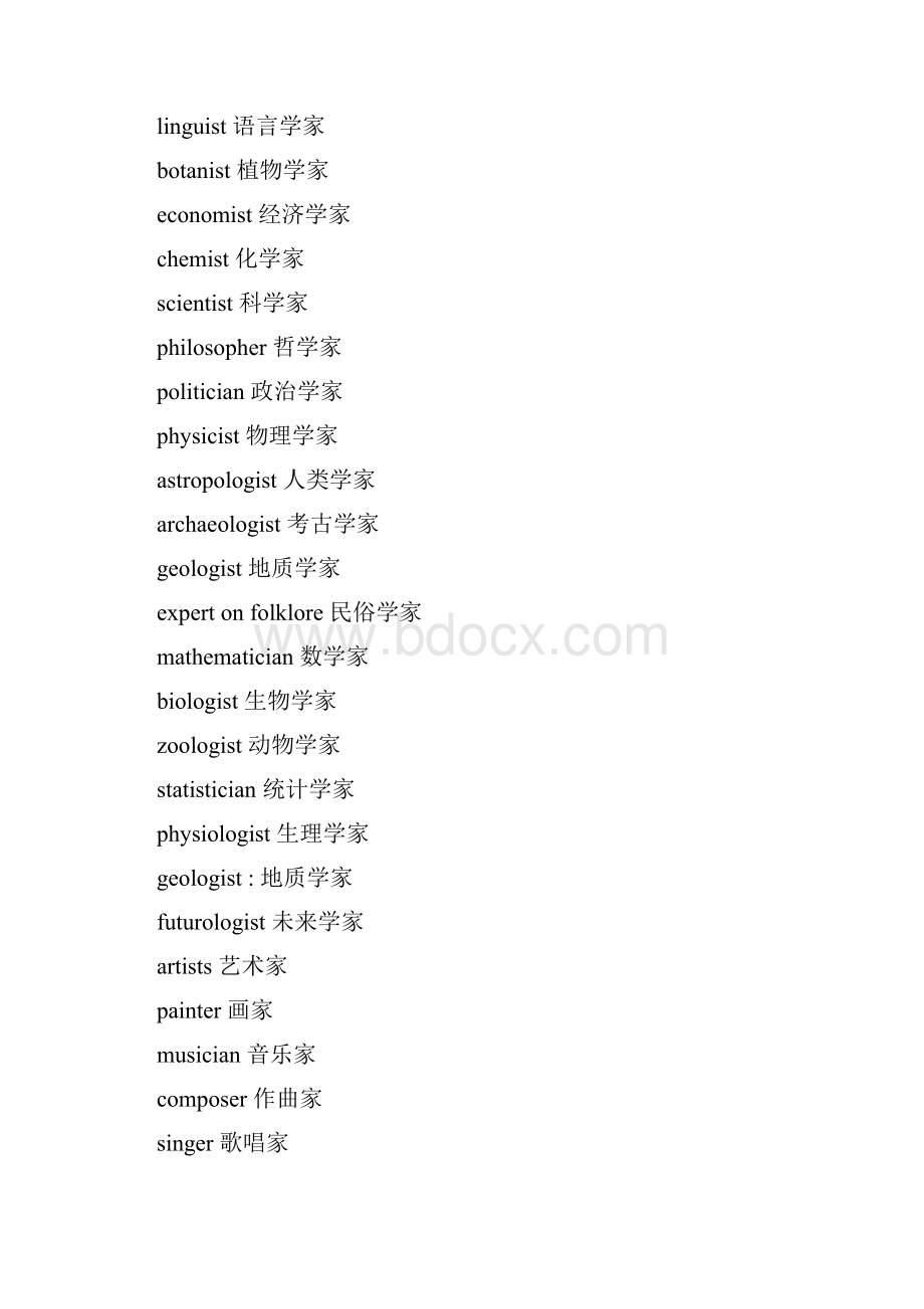 各种职业的英语单词.docx_第2页