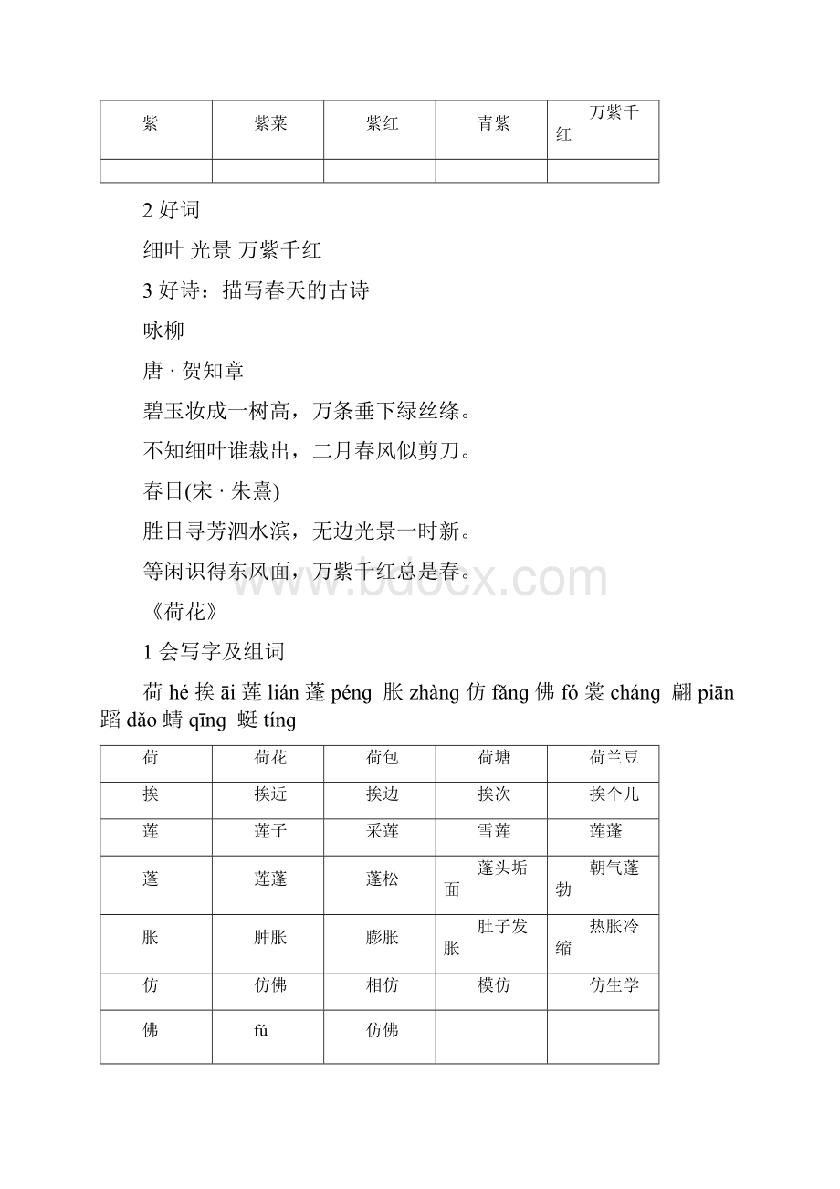 部编版部教三年级下册语文期末知识要点归纳Word文件下载.docx_第3页