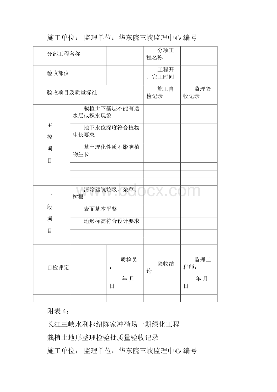 陈家冲碴场一期绿化监理细则附表.docx_第3页