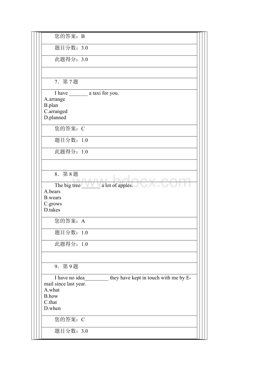 春大学英语精读2在线作业100分.docx_第3页