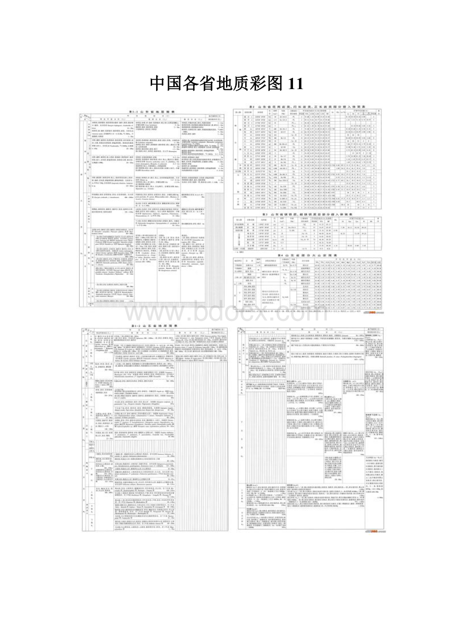 中国各省地质彩图11.docx_第1页