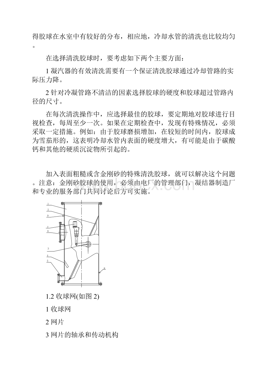 胶球清洗及二次滤网维护说明书.docx_第2页