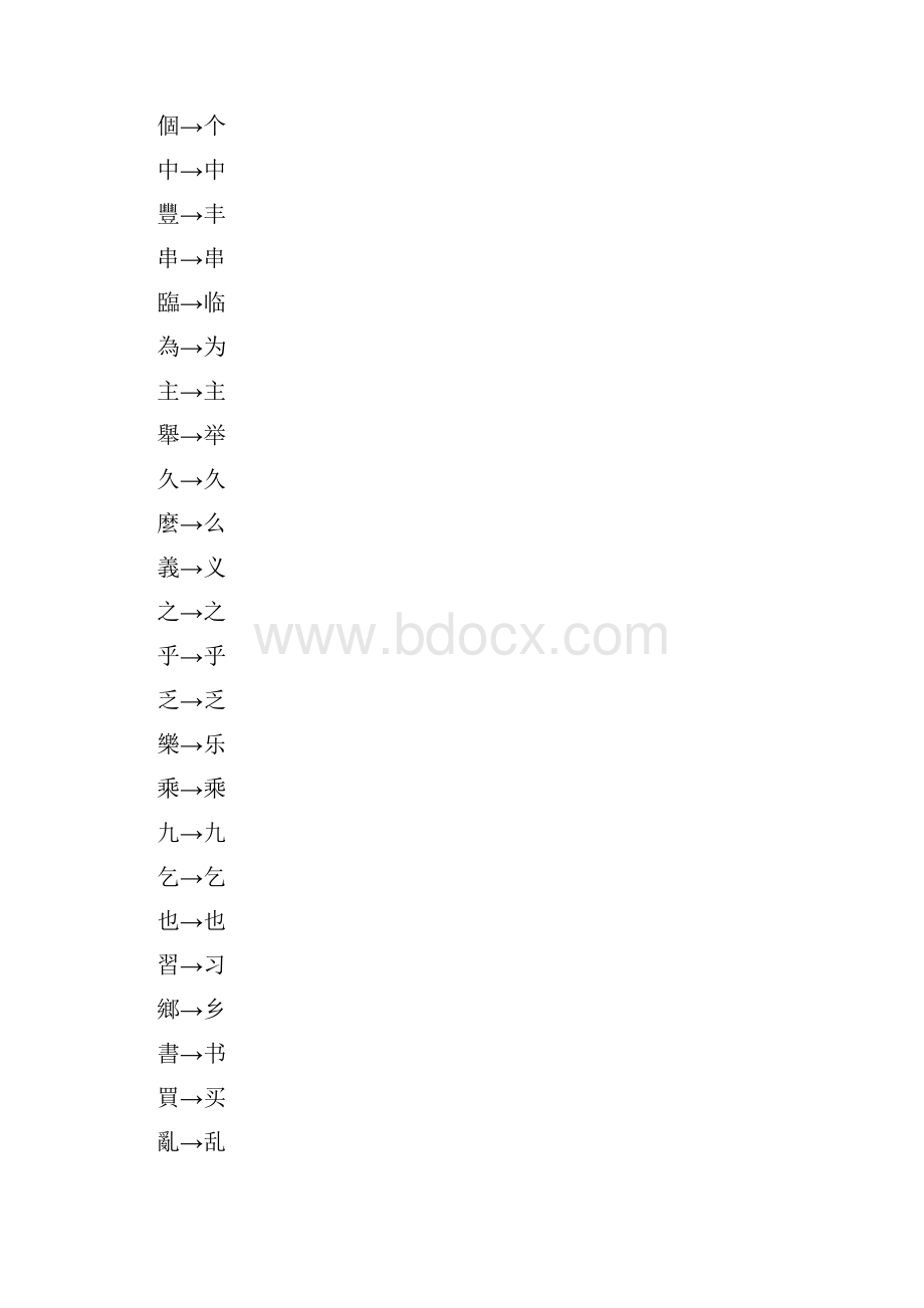 中文繁简体对照表.docx_第2页