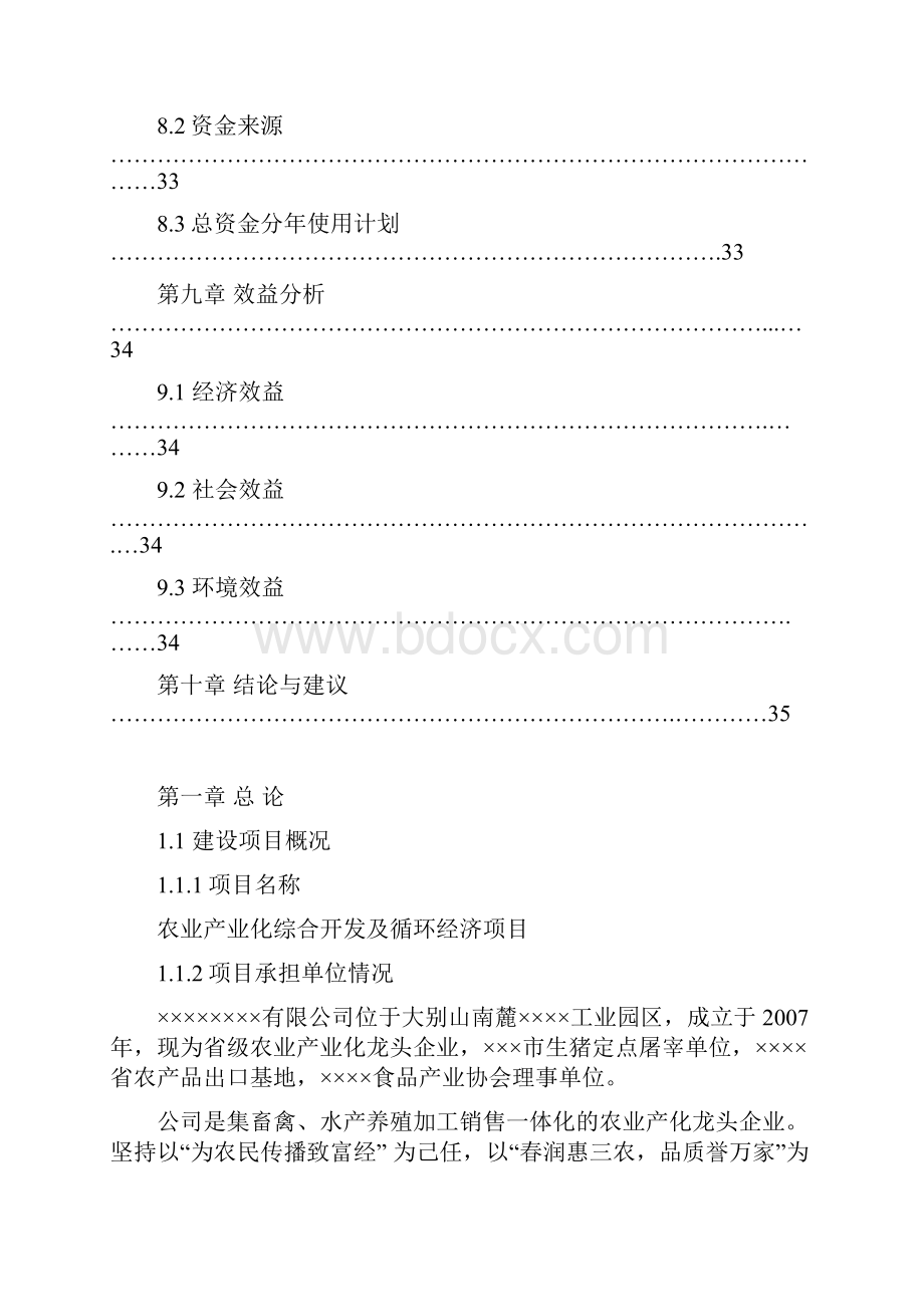 生态农业产业化综合开发及循环经济项目可行性研究报告.docx_第3页