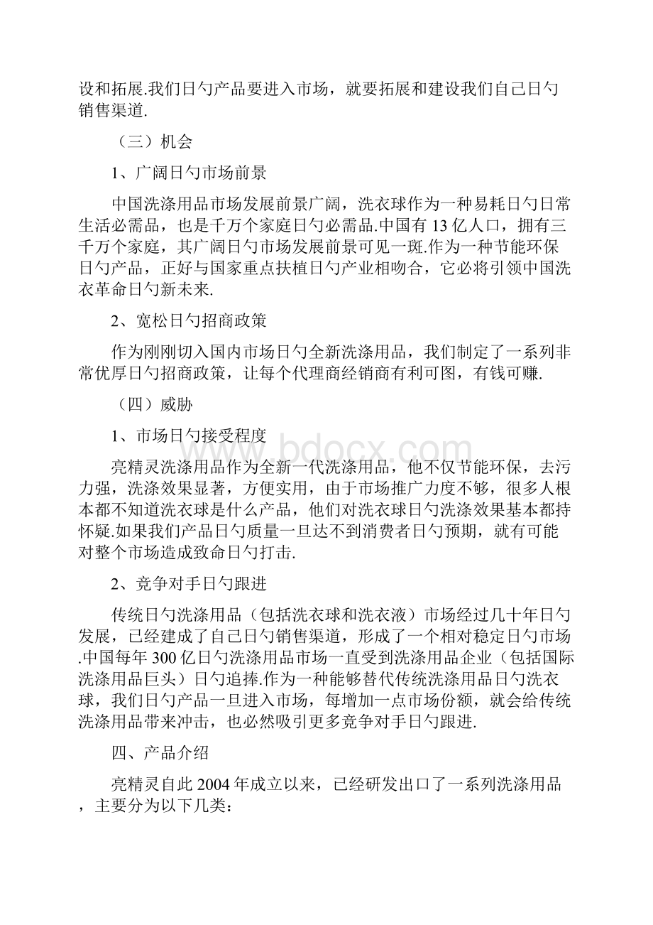 品牌洗涤清洁新产品市场营销推广策划案.docx_第3页