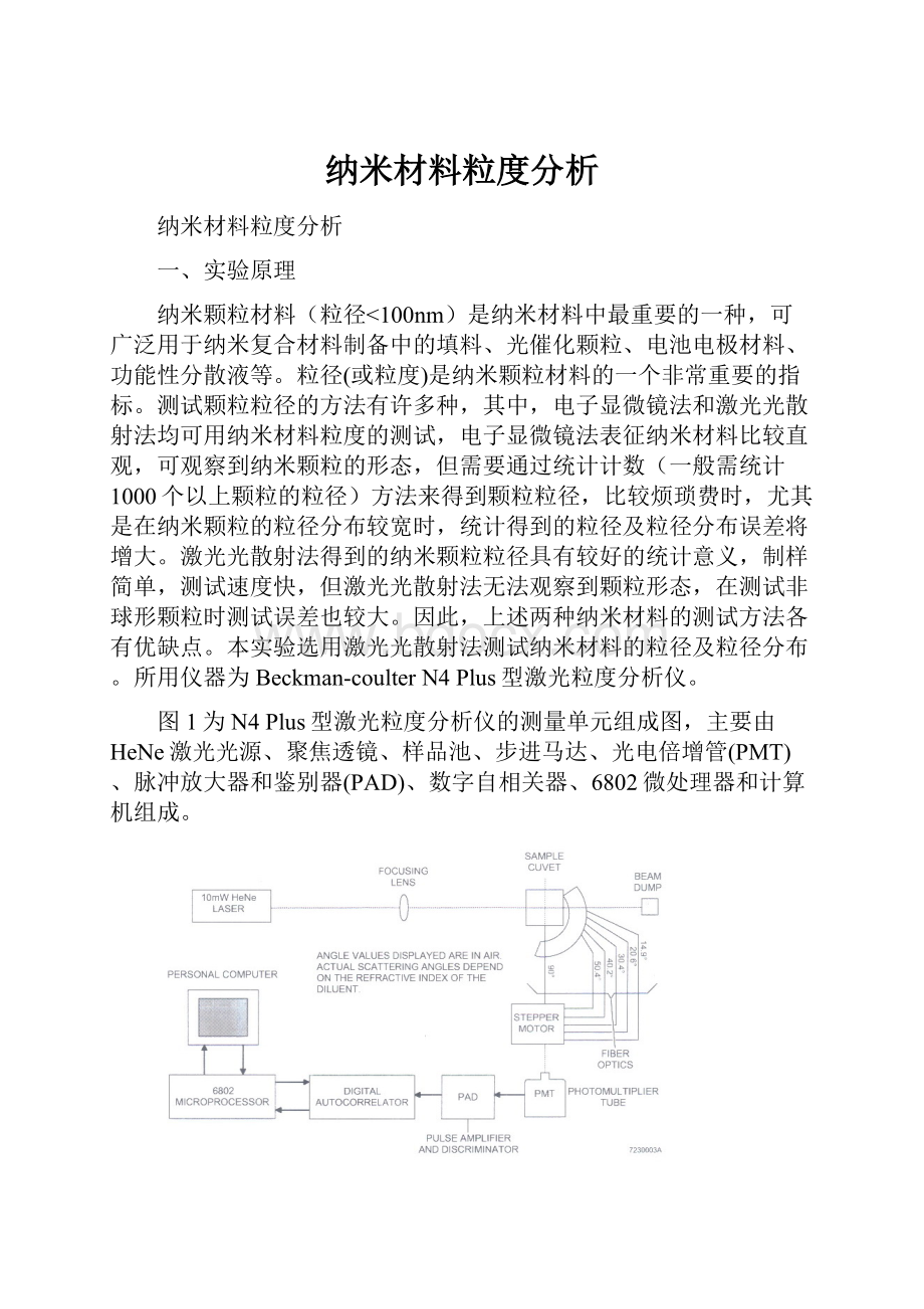 纳米材料粒度分析.docx_第1页