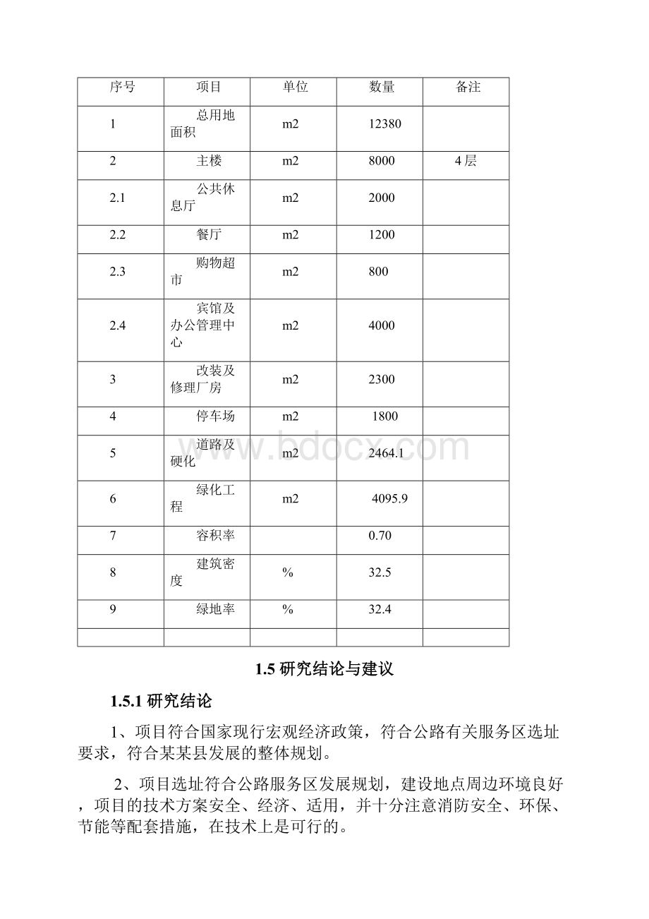 汽车服务站项目可行性研究报告Word格式文档下载.docx_第3页