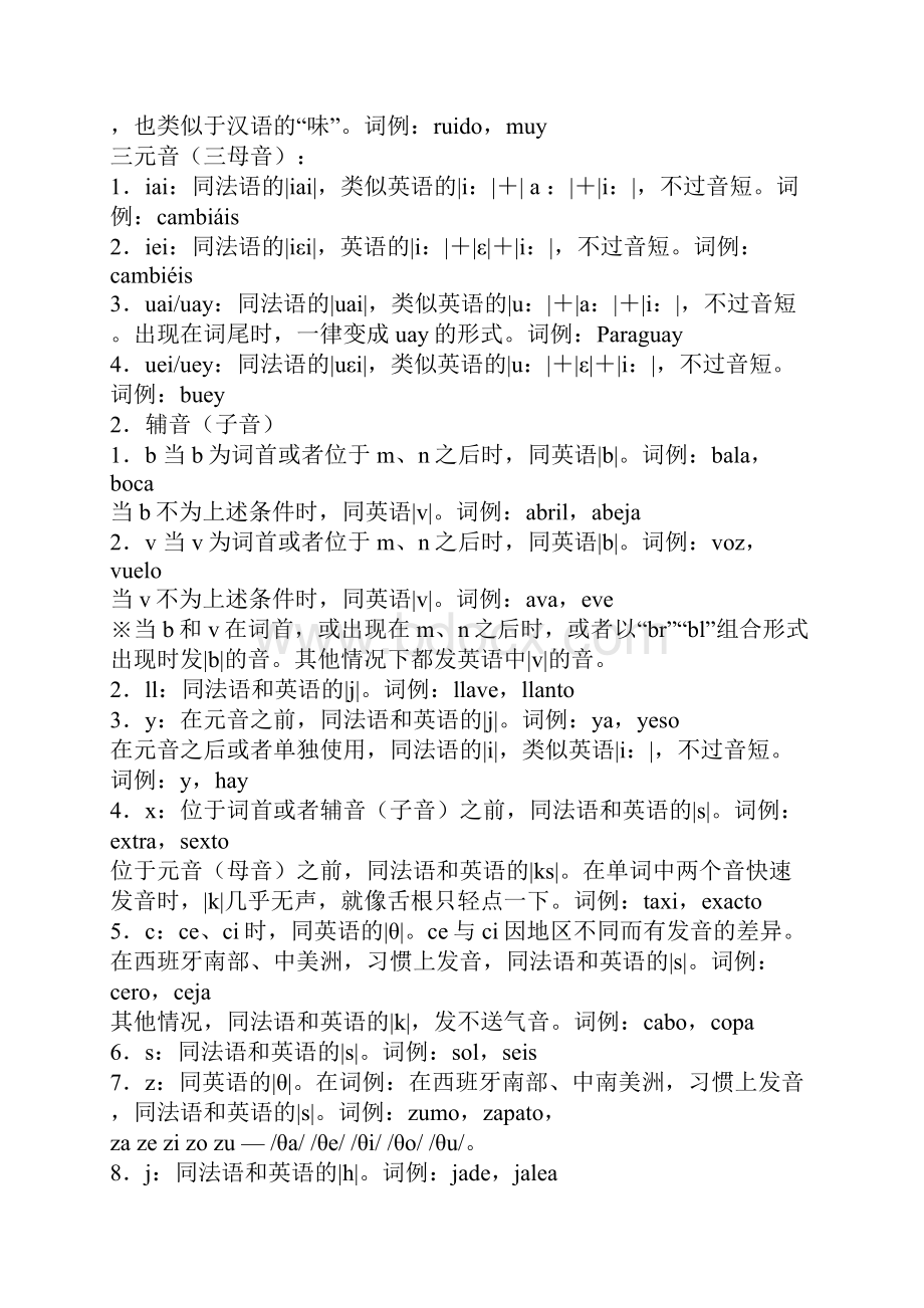 西班牙语发音快速入门word下载.docx_第2页