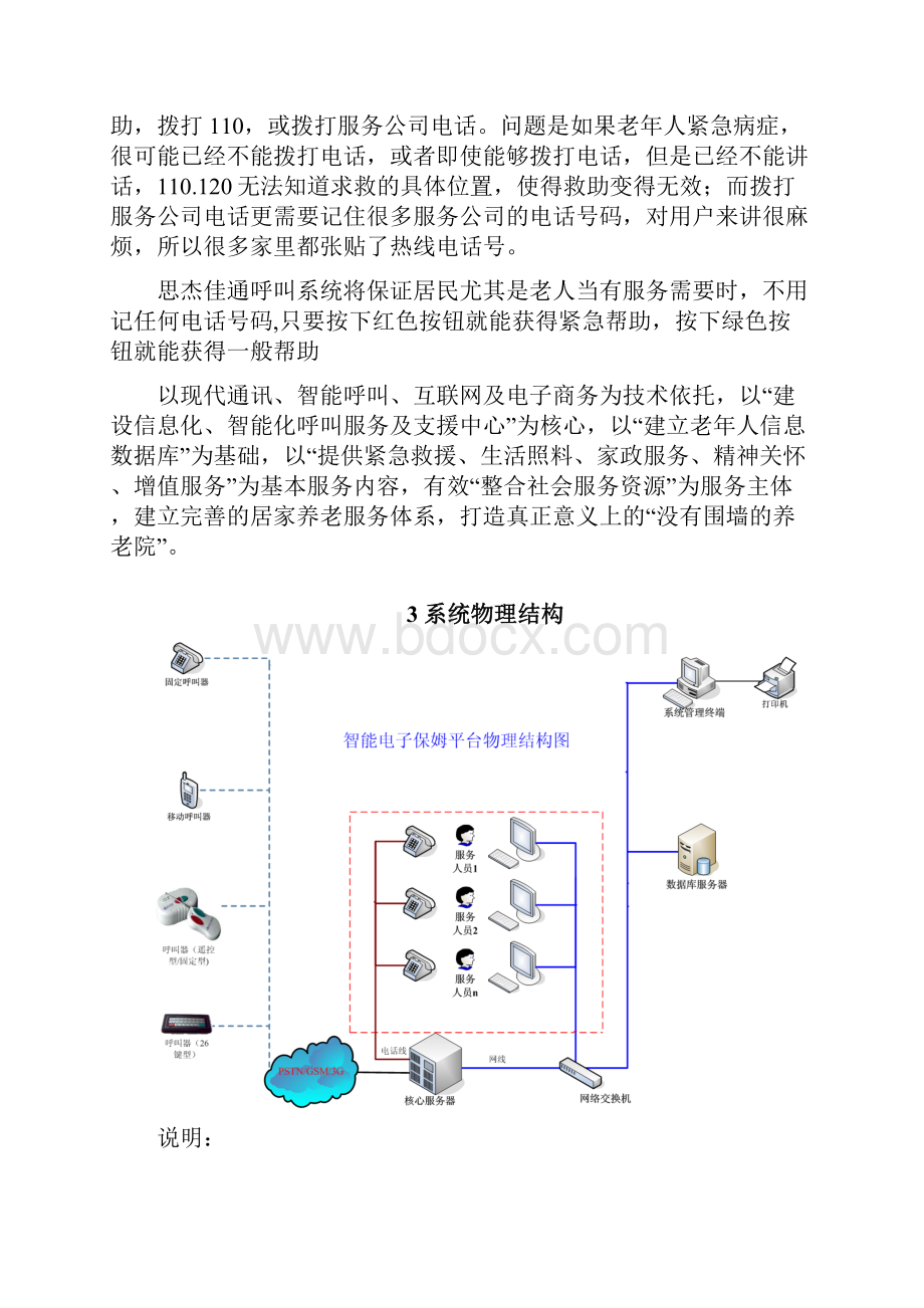 居家养老服务网络中心平台建设方案.docx_第3页