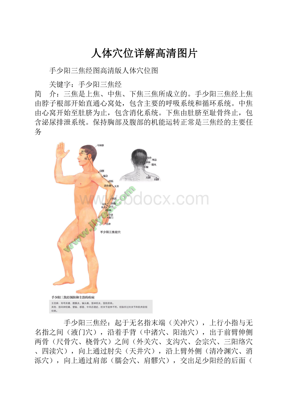 人体穴位详解高清图片.docx