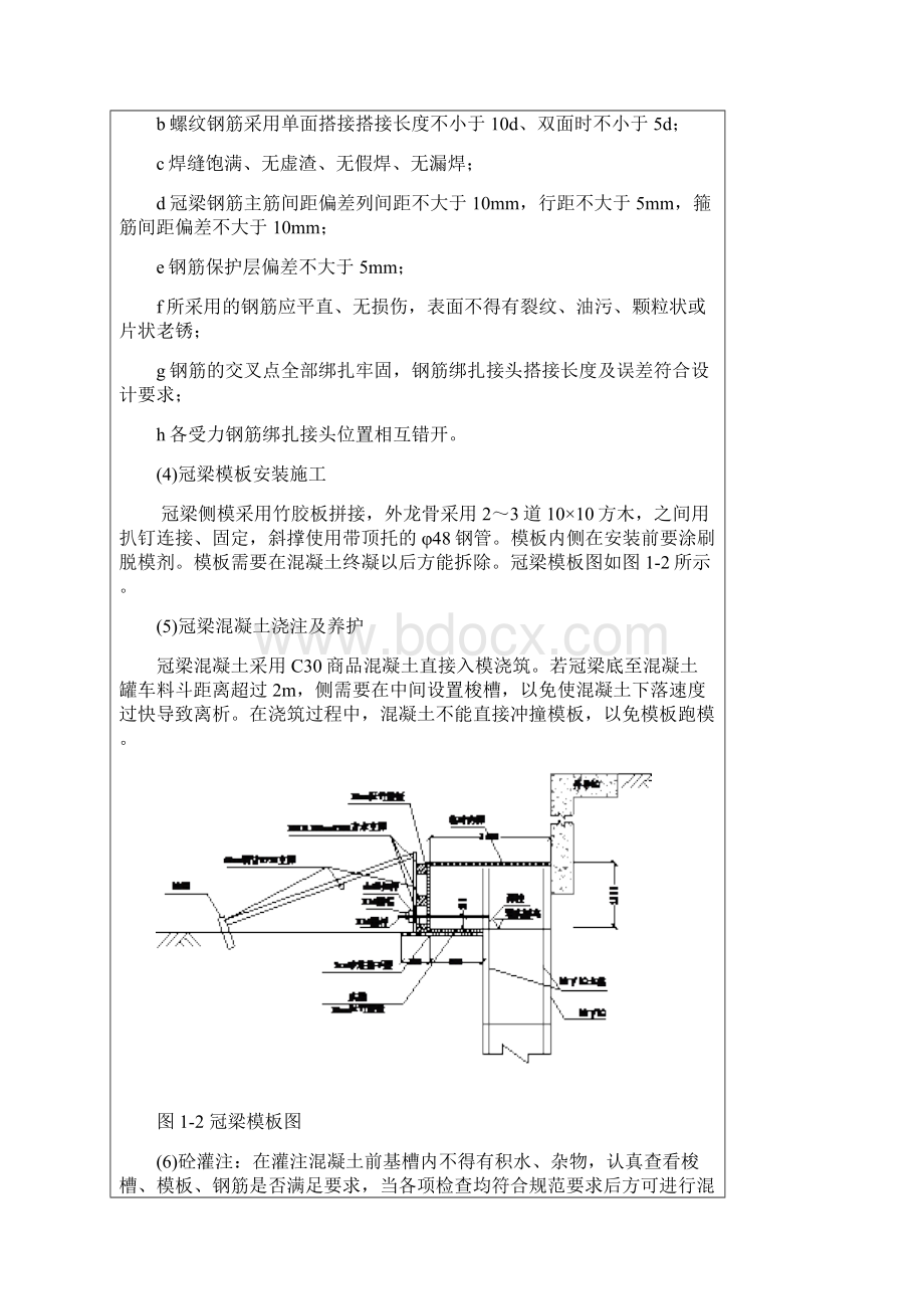 冠梁支撑技术交底Word文档格式.docx_第3页