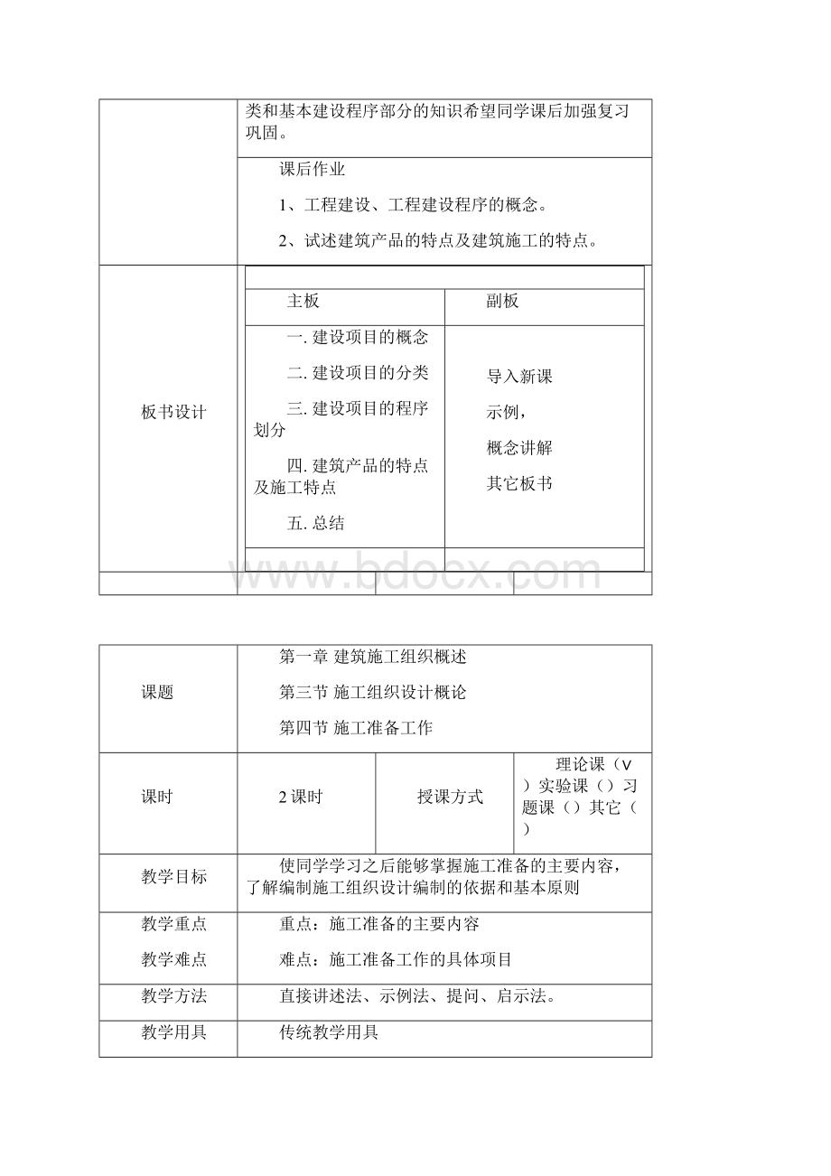 建筑施工组织设计教案文档格式.docx_第3页