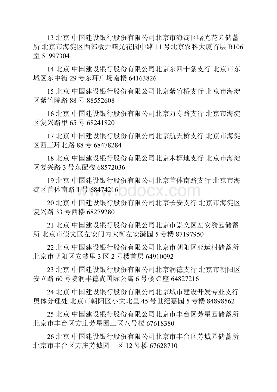 北京建设银行营业网点分部DOC.docx_第2页